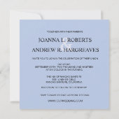 Original Wasserfarbenparadies Hochzeit Einladung (Rückseite)