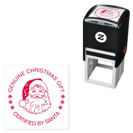 Original Weihnachtsgeschenk vom Weihnachtsmann zer Permastempel (Beispiel)