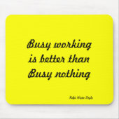 Original-Werkslogan Mousepad (Vorne)