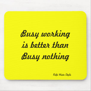 Original-Werkslogan Mousepad