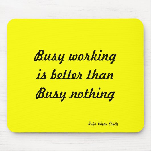 Original-Werkslogan Mousepad (Vorne)