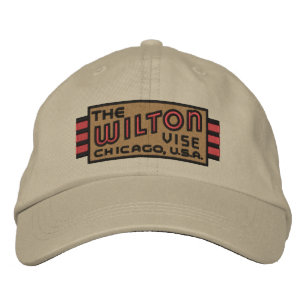 Original Wilton Vise Logo angepasst Hut