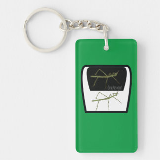 Original Wood Acrylic Lake Schlüsselanhänger