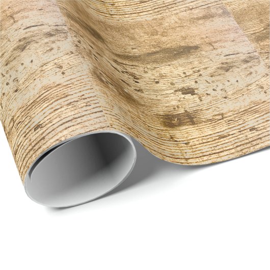 Original Wood Grain Geschenkpapier (Rolleneckpunkt)