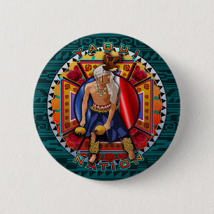 Original Yaqui Nation Deer Dancer Button