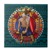 Original Yaqui Nation Deer Dancer Fliese (Vorderseite)