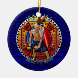 Original Yaqui Nation Deer Dancer Keramikornament