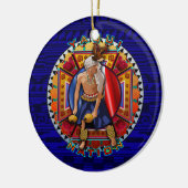 Original Yaqui Nation Deer Dancer Keramikornament (Links)