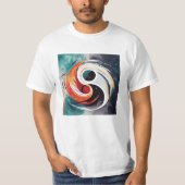 Original Yin & Yang Design - T-Shirt (Vorderseite)