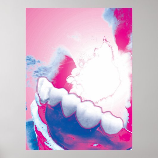 Original Zähne Model Design Zahnstocher Poster (Vorne)