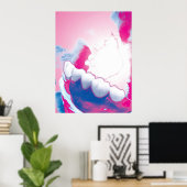 Original Zähne Model Design Zahnstocher Poster (Heimbüro)