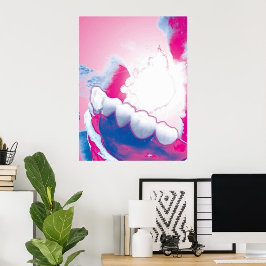 Original Zähne Model Design Zahnstocher Poster (Heimbüro)