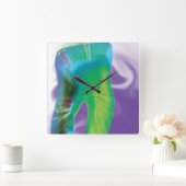 Original-Zahnstangenbausteine Quadratische Wanduhr (Zuhause)