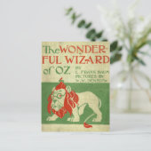 Original Zauberer von Oz Cover Postkarte (Stehend Vorderseite)
