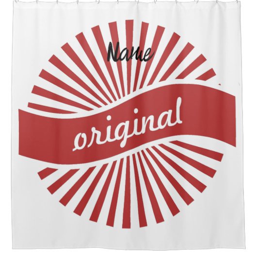 Original-Zeichen-Logo Thunder_Cove Duschvorhang (Vorderseite)