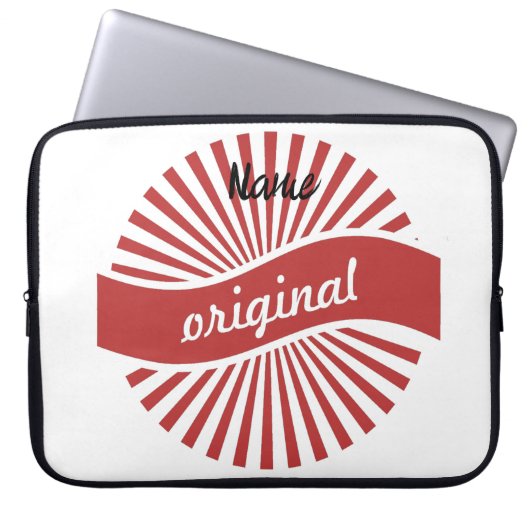 Original-Zeichen-Logo Thunder_Cove Laptopschutzhülle (Vorderseite)