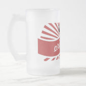 Original-Zeichen-Logo Thunder_Cove Mattglas Bierglas (Links)