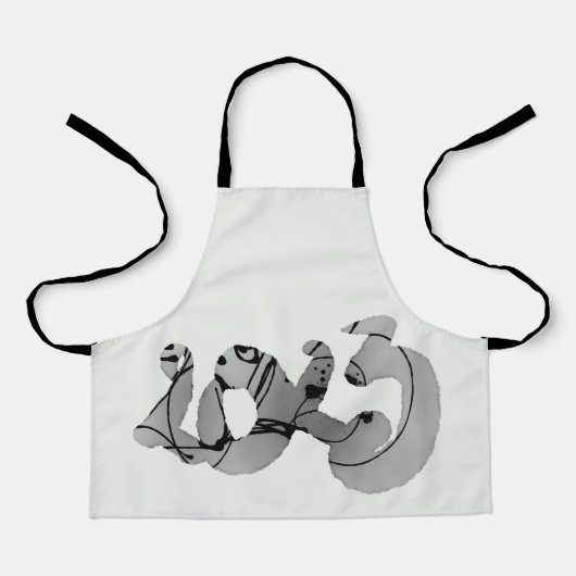 Original Zeichn 2023 Neujahr AKA Schürze (Vorderseite)