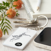 Original Zeichnend5 chinesischer Tiger-Jahr-Name G Schlüsselanhänger (Vorderseite rechts)