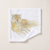 Original Zeichnend 2 Chinesischer Tiger Jahr Gebur Badhandtuch Set (Waschlappen)