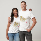 Original Zeichnend 2 Chinesisches Tiger Jahr Gebur T-Shirt (Unisex)
