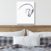 Original Zeichnend 2 Pferdejahr Zodiac Canvas-Druc Leinwanddruck (Insitu (Schlafzimmer))