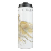 Original Zeichnend Chinesisches Tigerjahr Geburtst Thermosbecher (Vorderseite)