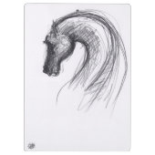 Original Zeichnend Monogramm-Zwischenablage Klemmbrett (Rückseite)