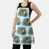 Original Zeichnend Tiger Chinesisch Neues Jahr AoA Schürze (InSitu)