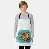 Original Zeichnend Tiger Chinesisch Neues Jahr AoA Schürze (Getragen)