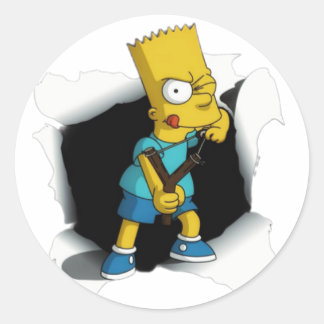 Originalaufkleber Runder Aufkleber