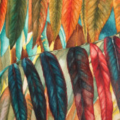 Originalbild der Blätter und lebhafte Herbstfarben Puzzle