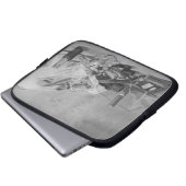 Originalbild der Vintagen Make-up-Tasche Laptopschutzhülle (Vorne Knopf)