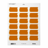 Originale Adressaufkleber (Vorne)