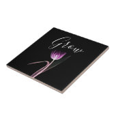 Originale Blume Art Keramik Tile Fliese (Seite)