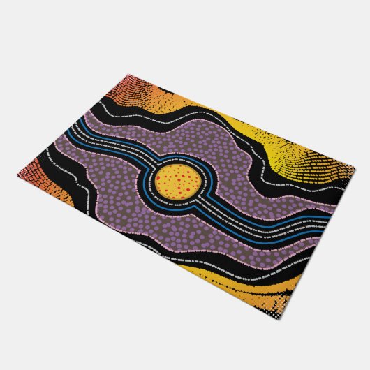 Originale Design One Doormat Fußmatte (Schrägansicht)