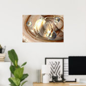 Originale Kunst - Abstrakte Balls Print Poster (Heimbüro)