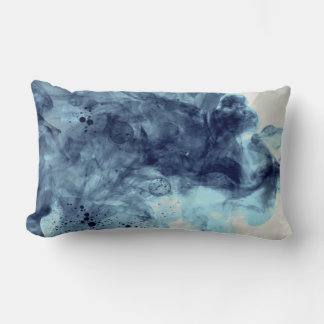 Originale Kunst: "Aqua-Uhren" Lendenkissen