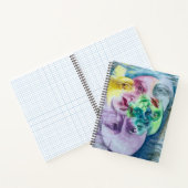 Originale Kunst bunt Surrealismus Bild Notizblock (Innenseite)