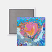 Originale Kunst "Heart Me" Magnet (Vorderseite/Rückseite)