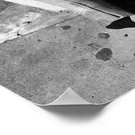 Originale Kunst: "Vernachlässigung per Default" Poster (Ecke)