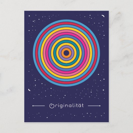 Originale Postkarte (Vorderseite)