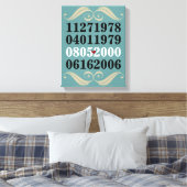 Originale Sondertermine Leinwanddruck (Insitu (Schlafzimmer))