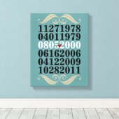 Originale Sondertermine Leinwanddruck (Insitu (Holzboden))