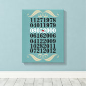 Originale Sondertermine Leinwanddruck (Insitu (Holzboden))