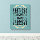 Originale Sondertermine Leinwanddruck (Insitu (Holzboden))