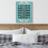 Originale Sondertermine Leinwanddruck (Insitu (Schlafzimmer))