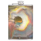 Originale Spin-Art Flachmann (Vorderseite)