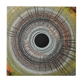 Originale Spin-Art Fliese