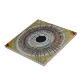 Originale Spin-Art Fliese (Seite)